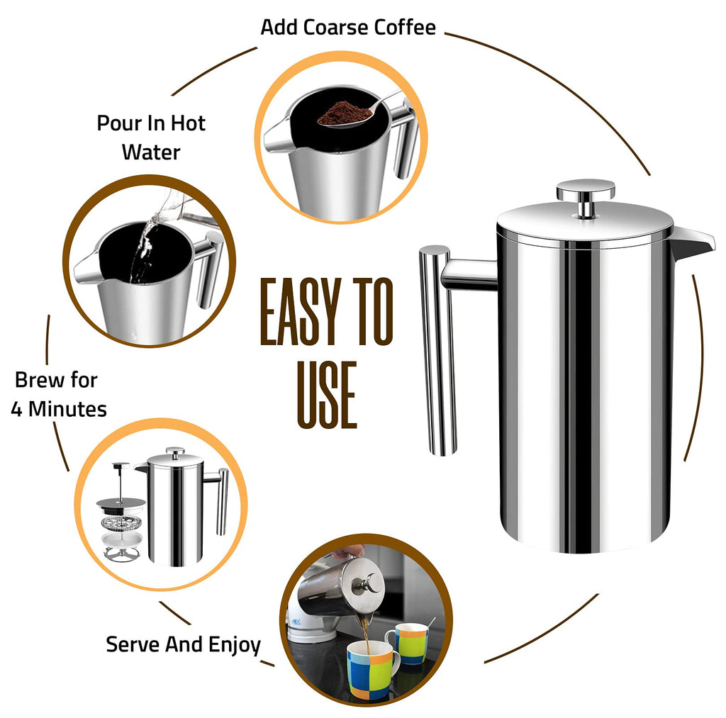 KICHLY 34 OZ French Press